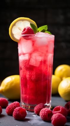 Strawberry italian soda