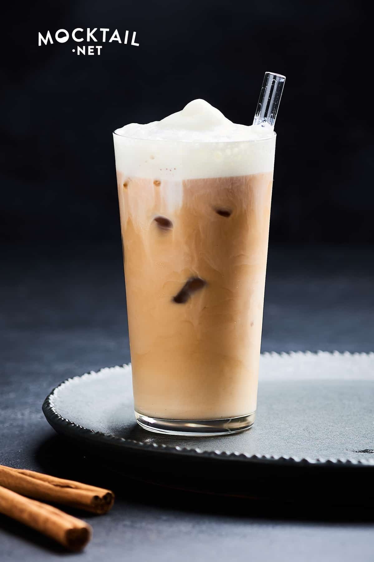 Ice lotus latte